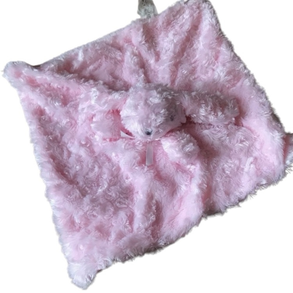 Blankets & Beyond Pink Bunny Lovey